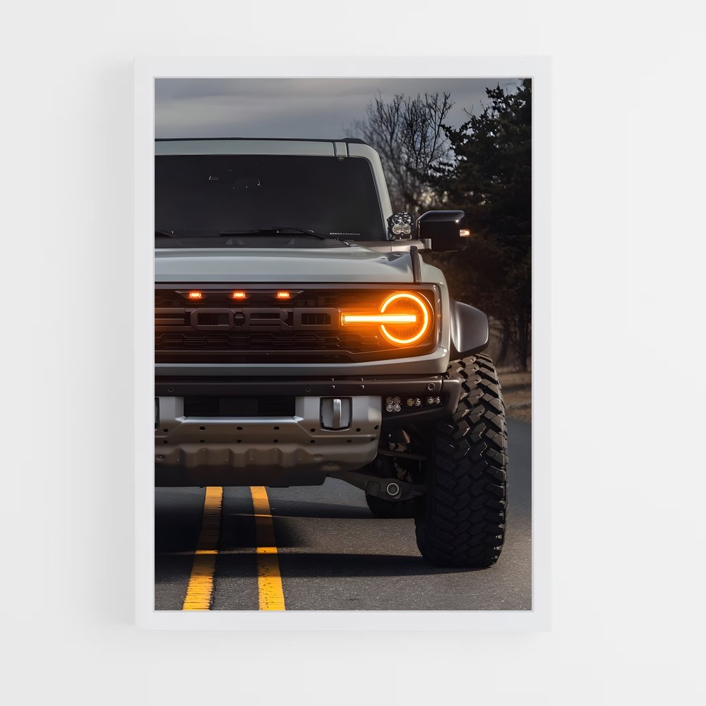 Poster Bronco Adventurer – affiche Ford (vue 3)
